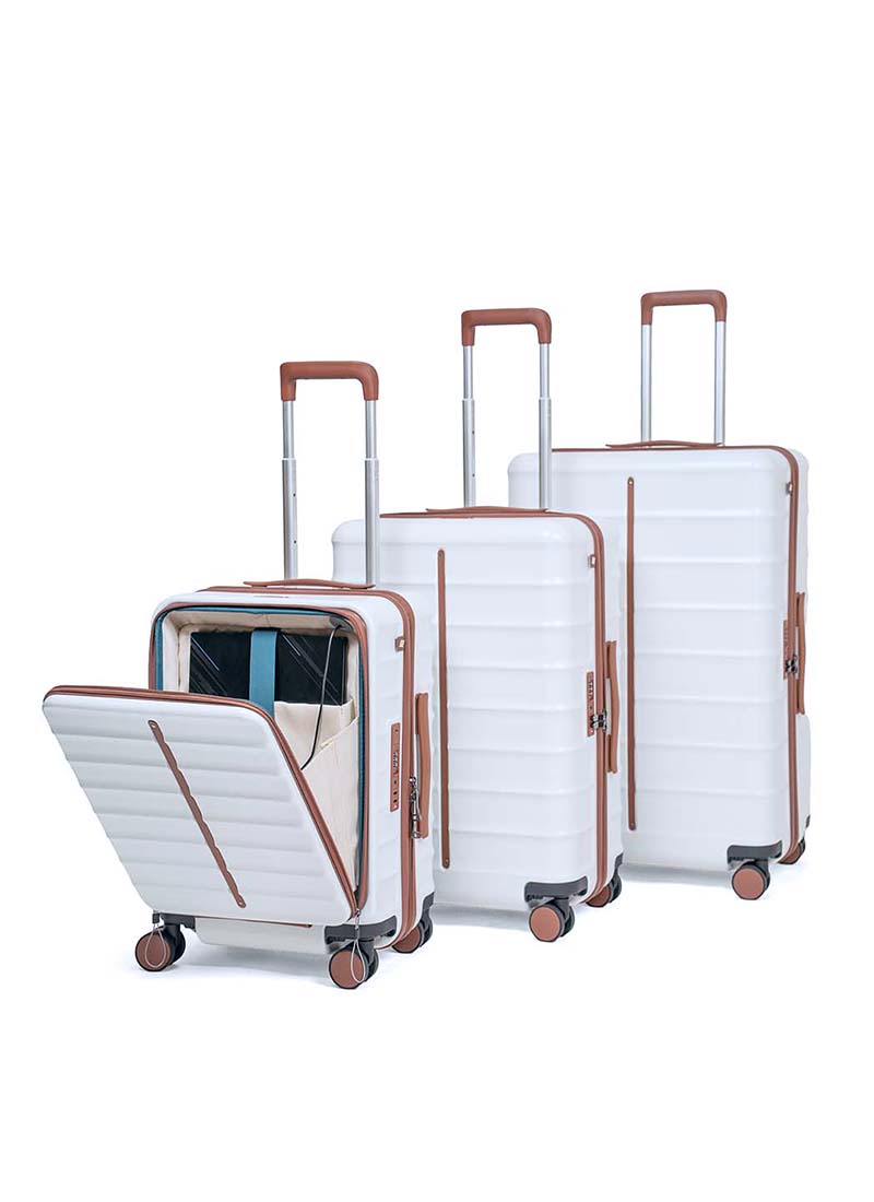 OdysseyPro Combo Set of 3 | Sand | CabinPro+Medium+Large Hard Luggage