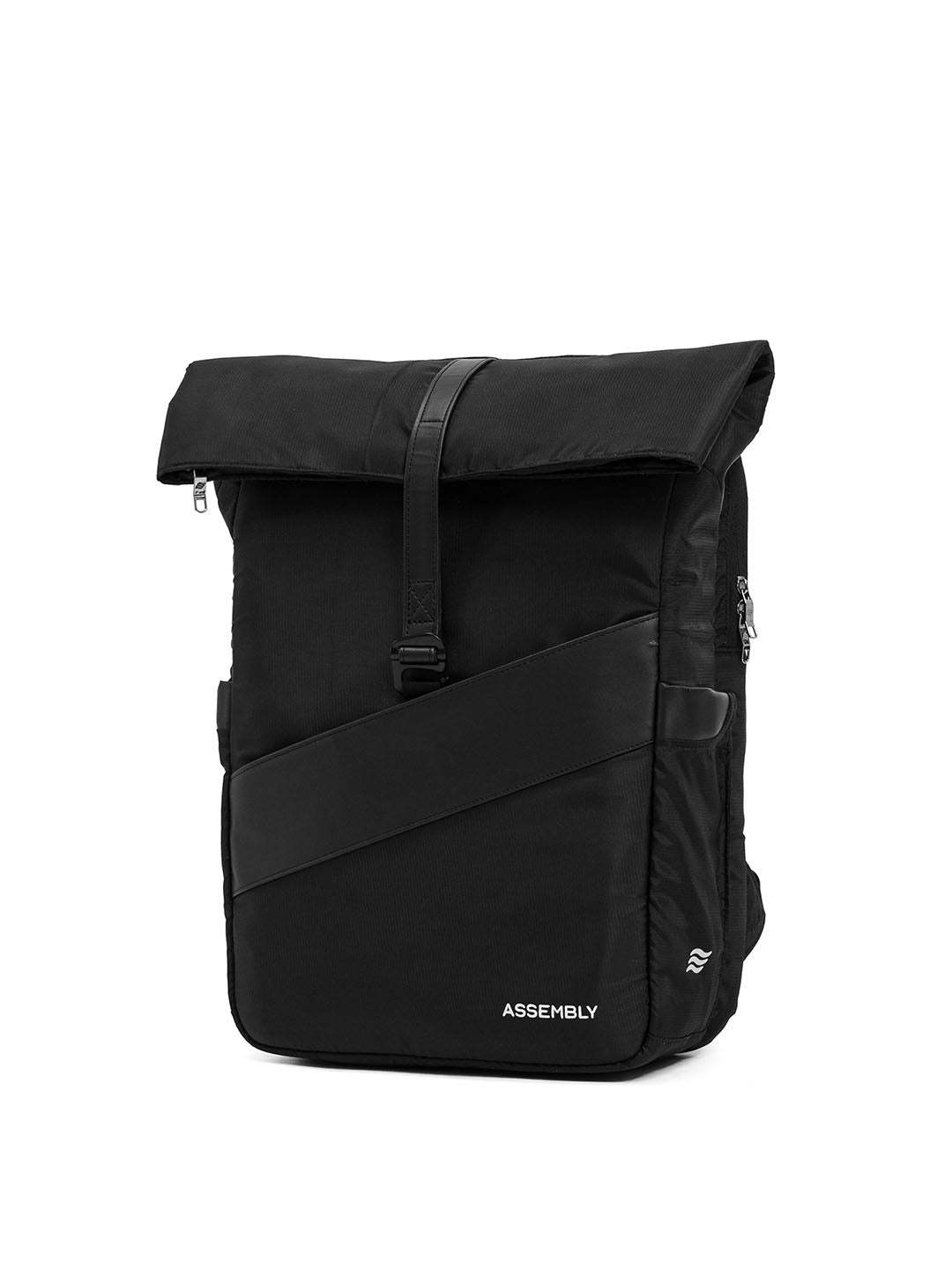 Oblique Laptop Backpack | Black | 15.6
