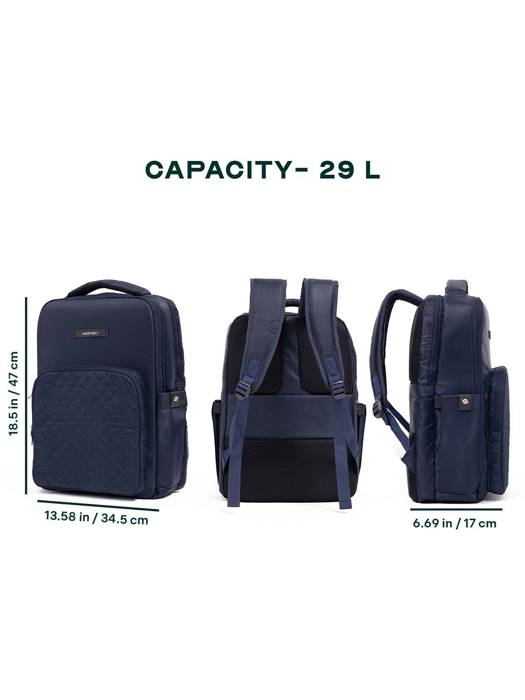 Buy Pixel Laptop Backpack | Blue | Everyday Travel Bag for Work & College – Backpacks Online in India | Assembly