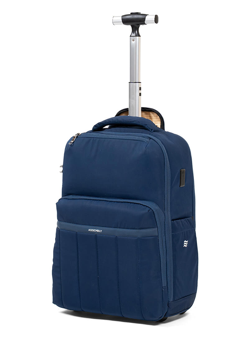 Rover Trolley Backpack | Blue | Convertible Laptop Bag for Professionals