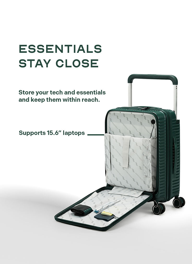 RoverPro | Green | Cabin Hard Luggage