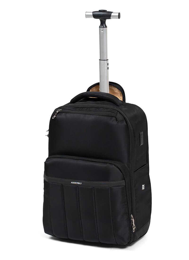 Rover Trolley Backpack | Black | Convertible Laptop Bag for Professionals