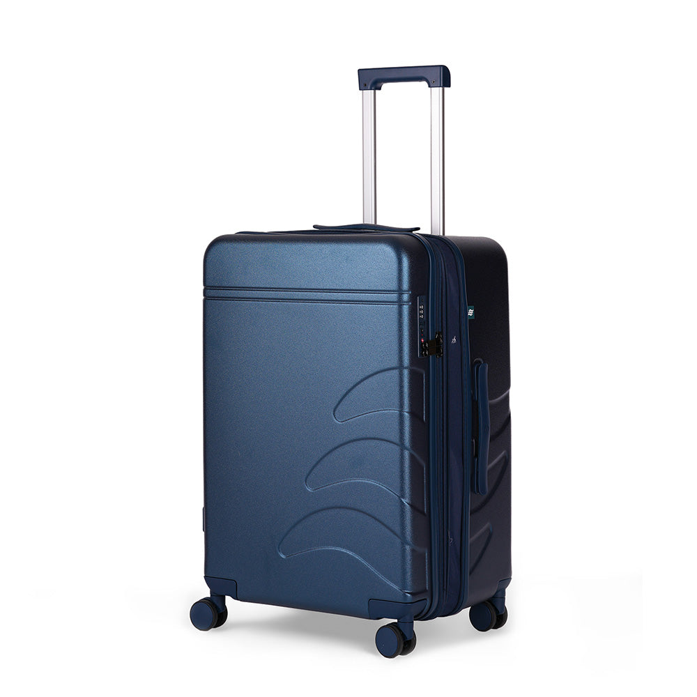 Flowe | Navy Blue | Medium Hard Luggage