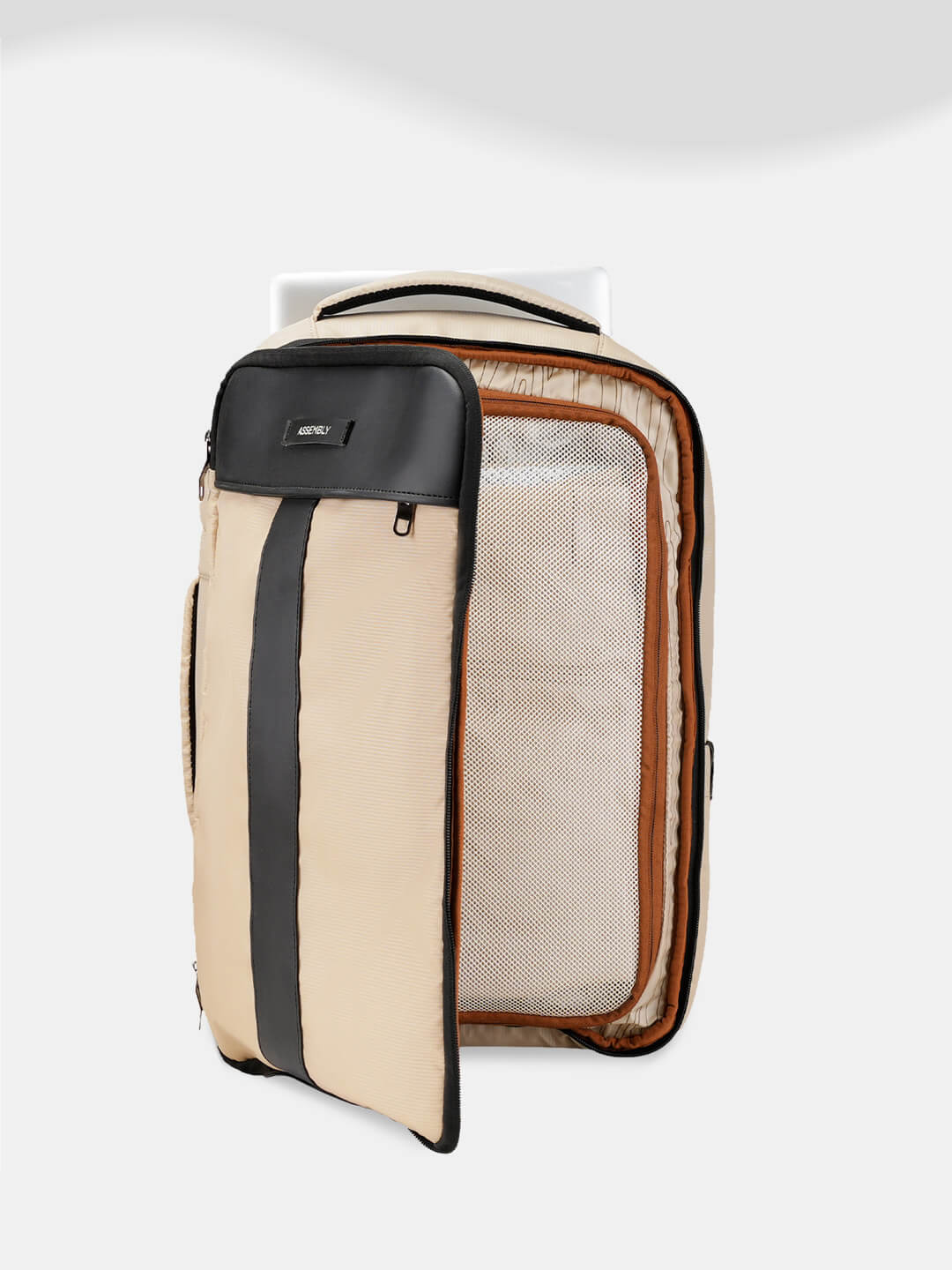 Noir Overnighter Backpack | Beige | Ultimate Travel Backpack for Professionals
