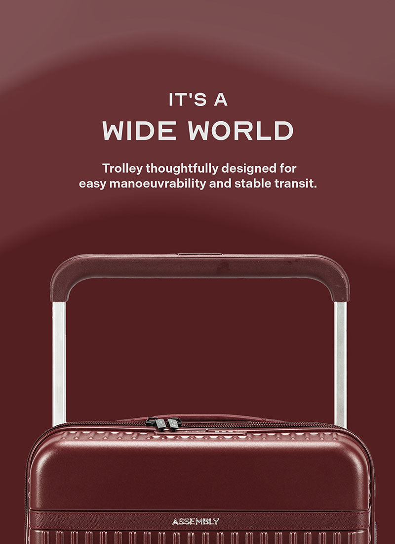 Rover | Wine | Medium Hard Luggage