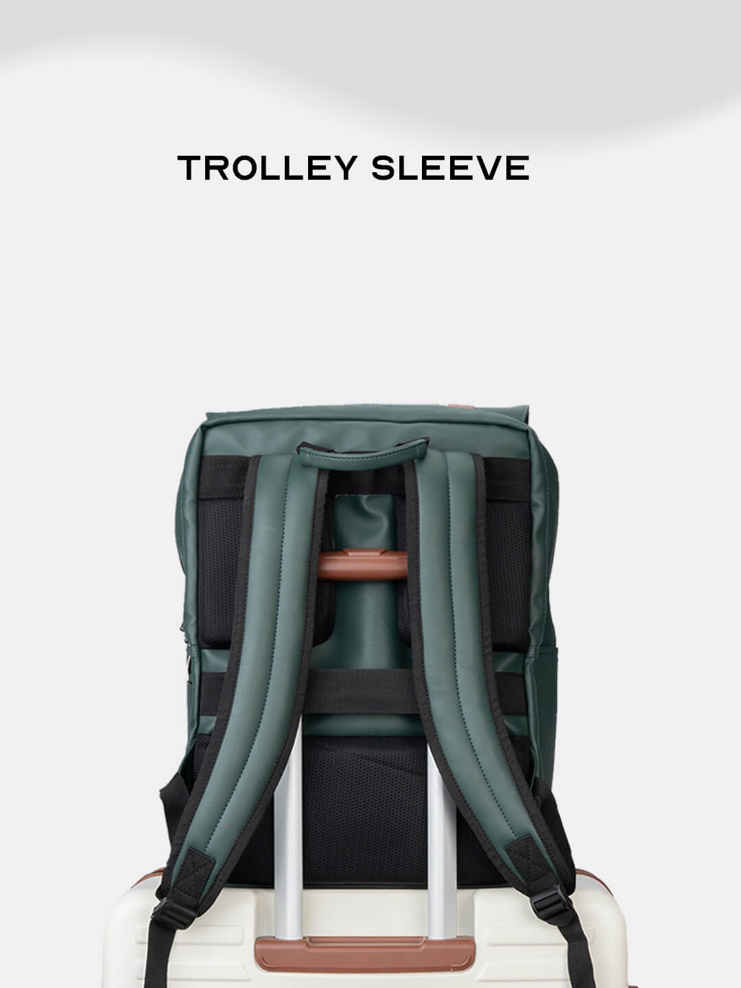 Vintage Travel Backpack Green