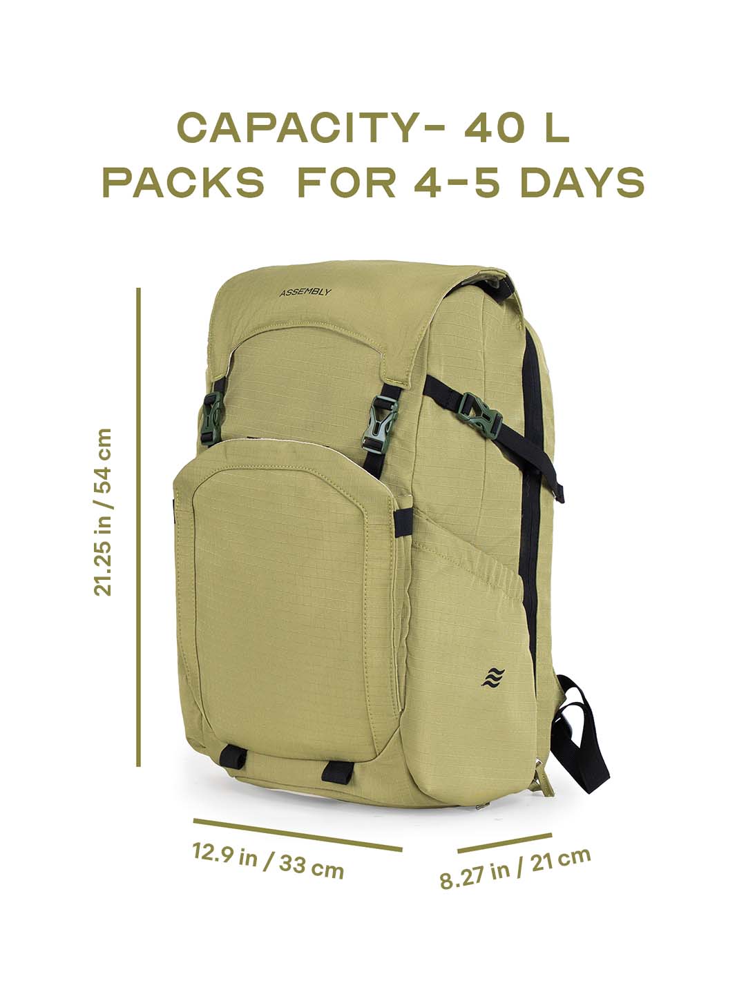 Buy Scape Backpack | Green | For Mountain Trails Or Everyday Commutes – Backpacks Online in India | Assembly