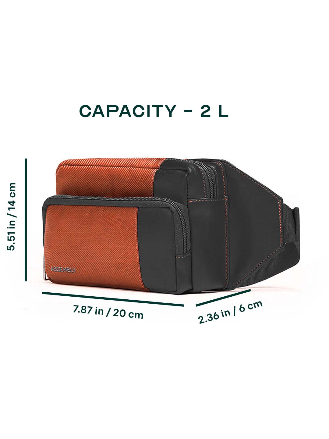 Buy Flux | Rust | Fanny Pack – Crossbody Bag Online in India | Assembly