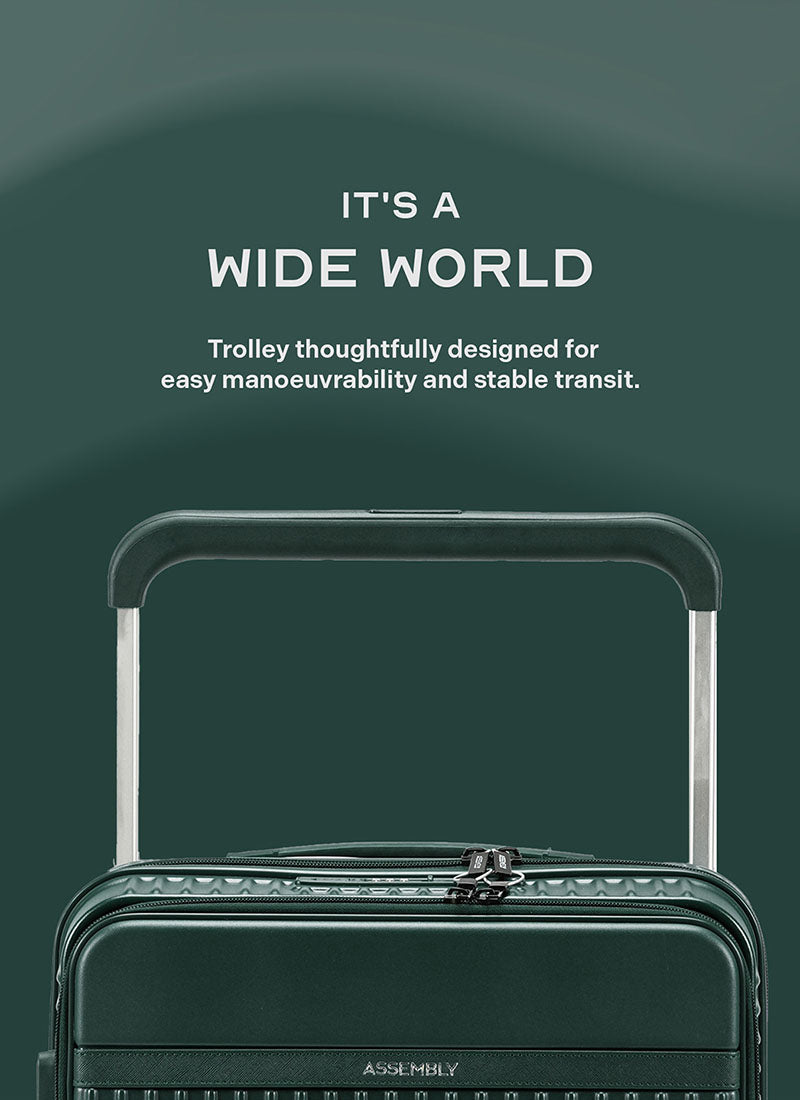 RoverPro | Green | Cabin Hard Luggage