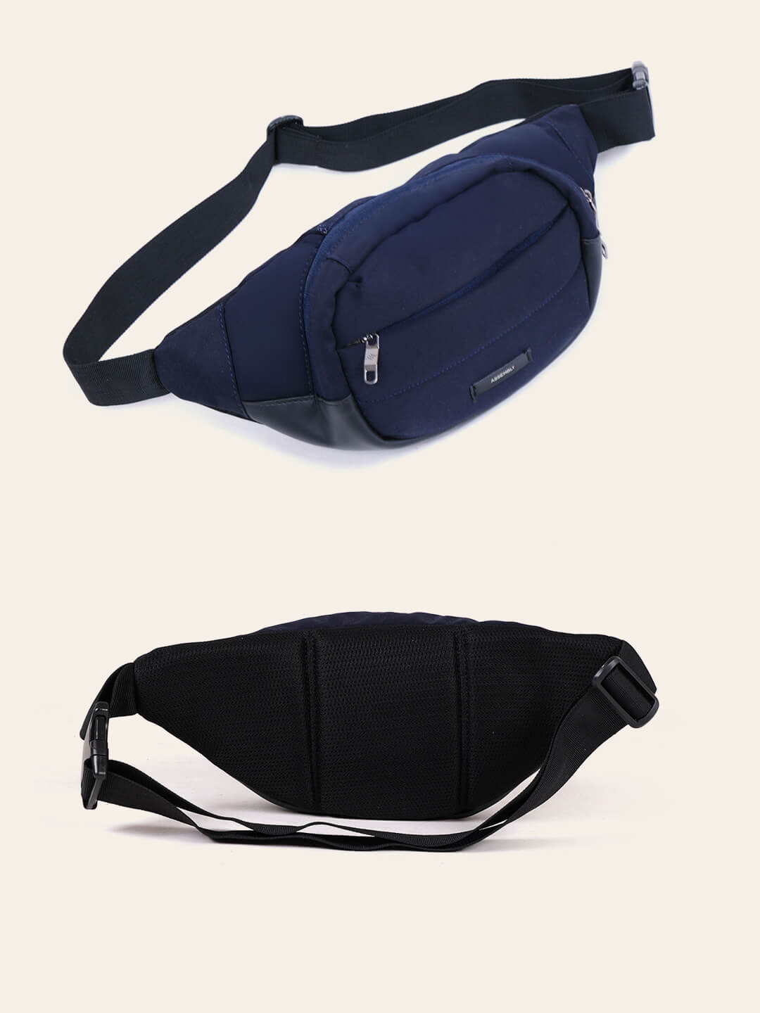 Assembly Unisex Gifting Travel Combo | Blue | Fanny Pack & Memory Foam Neck Pillow