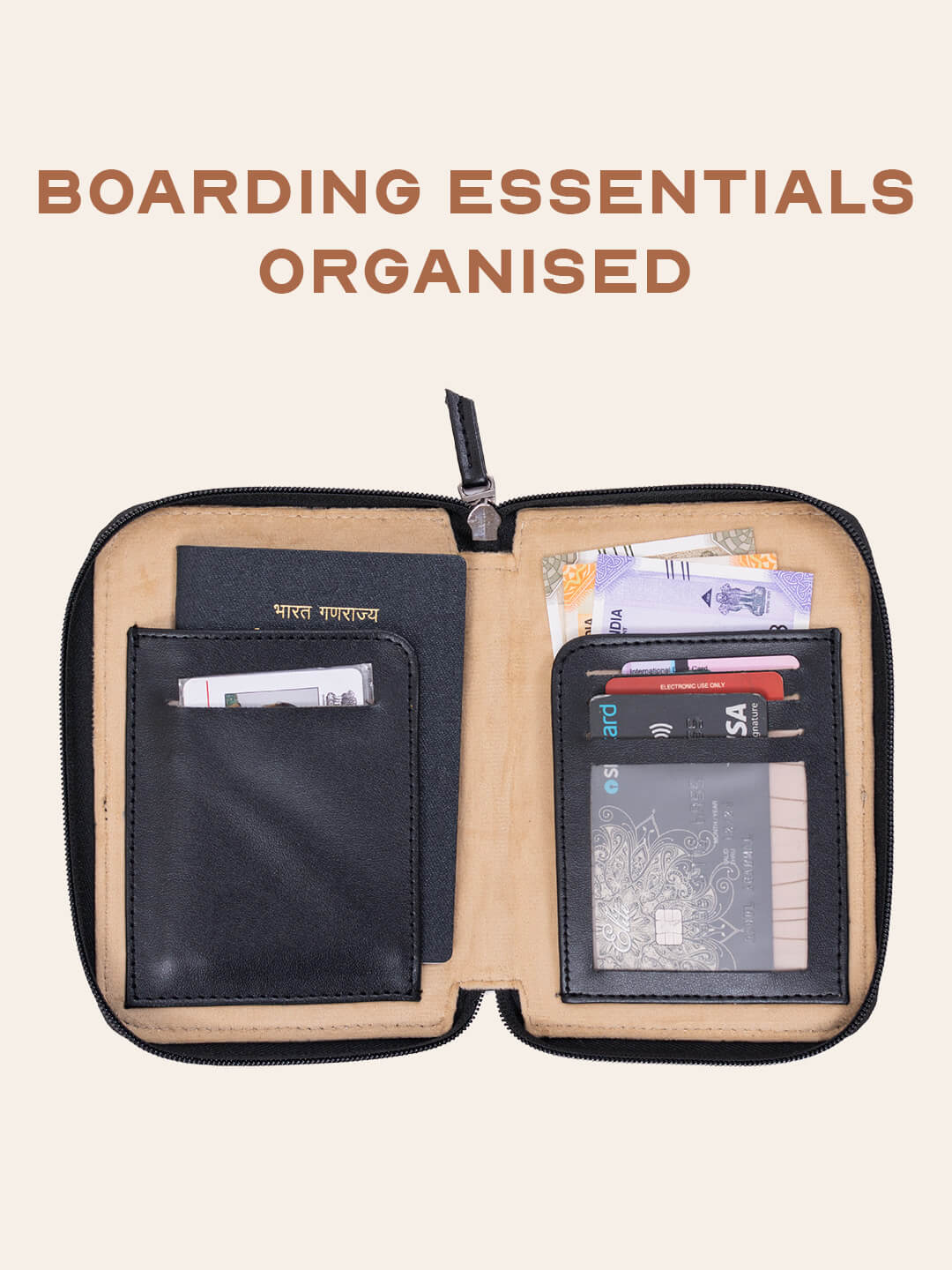 Assembly Unisex Gifting Travel Combo | Blue & Grey | Tech Organiser & Passport Holder