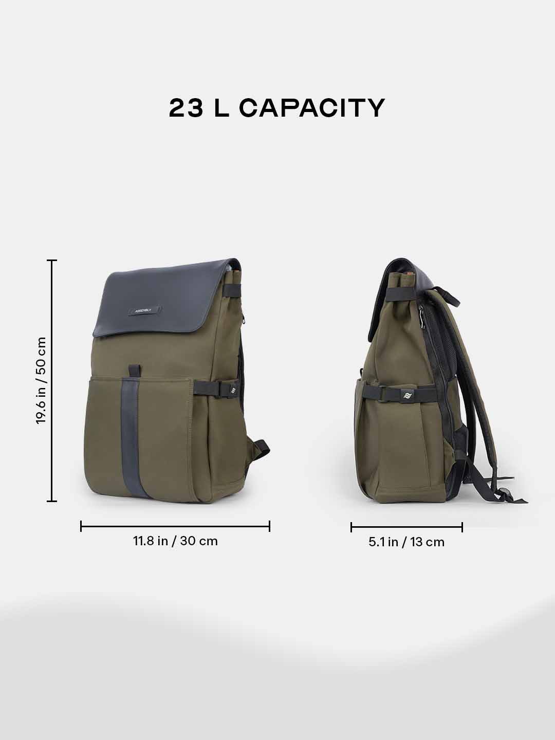 Buy Kairo Laptop Backpack Olive Green – Backpacks Online in India | Assembly