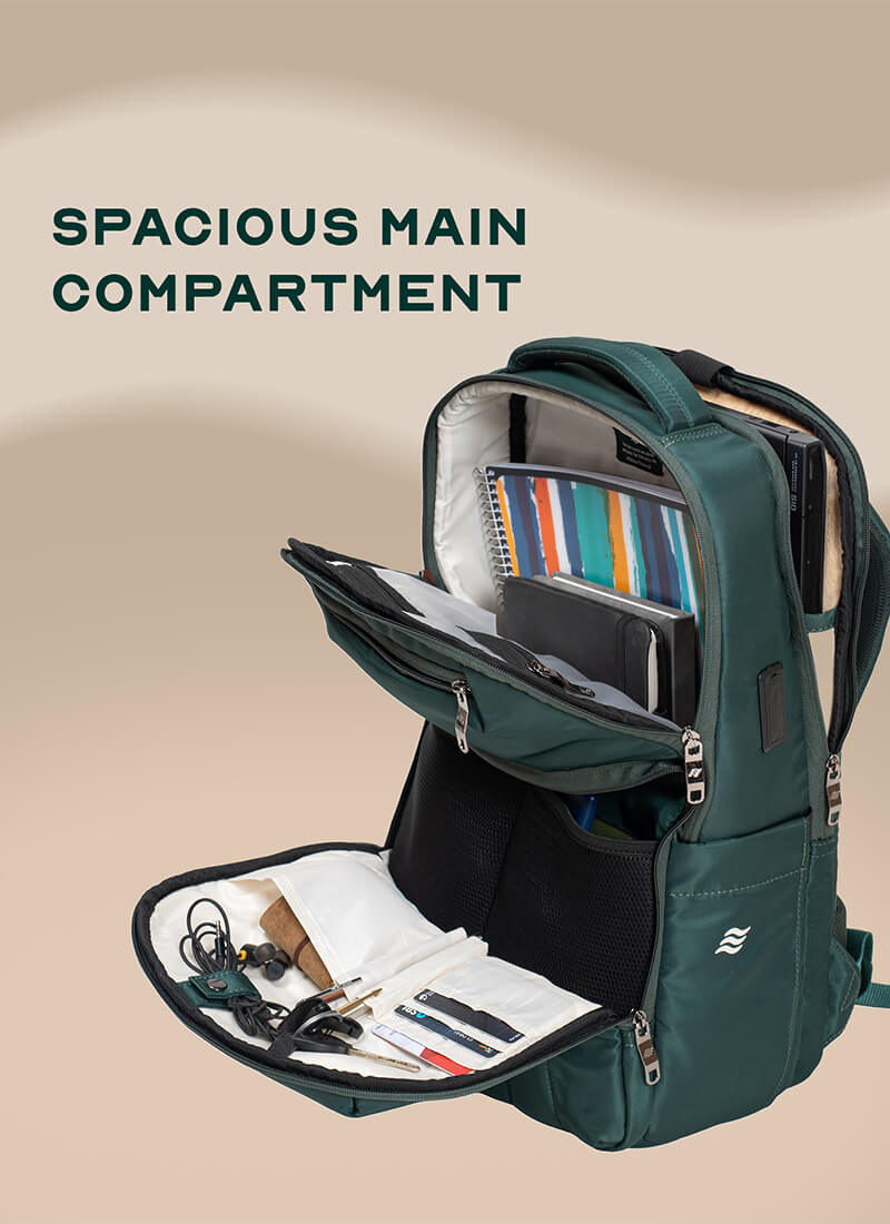 Rover Backpack | Green | Everyday Laptop Backpack