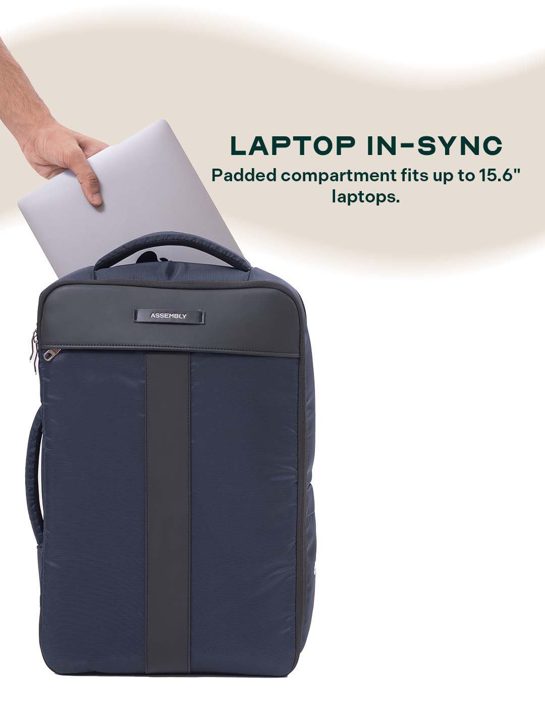 Noir Overnighter Backpack | Navy Blue | Ultimate Travel Backpack for Professionals