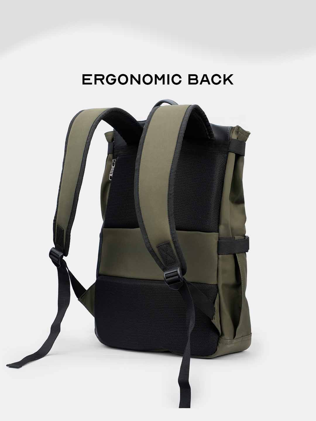 Buy Kairo Laptop Backpack Olive Green – Backpacks Online in India | Assembly
