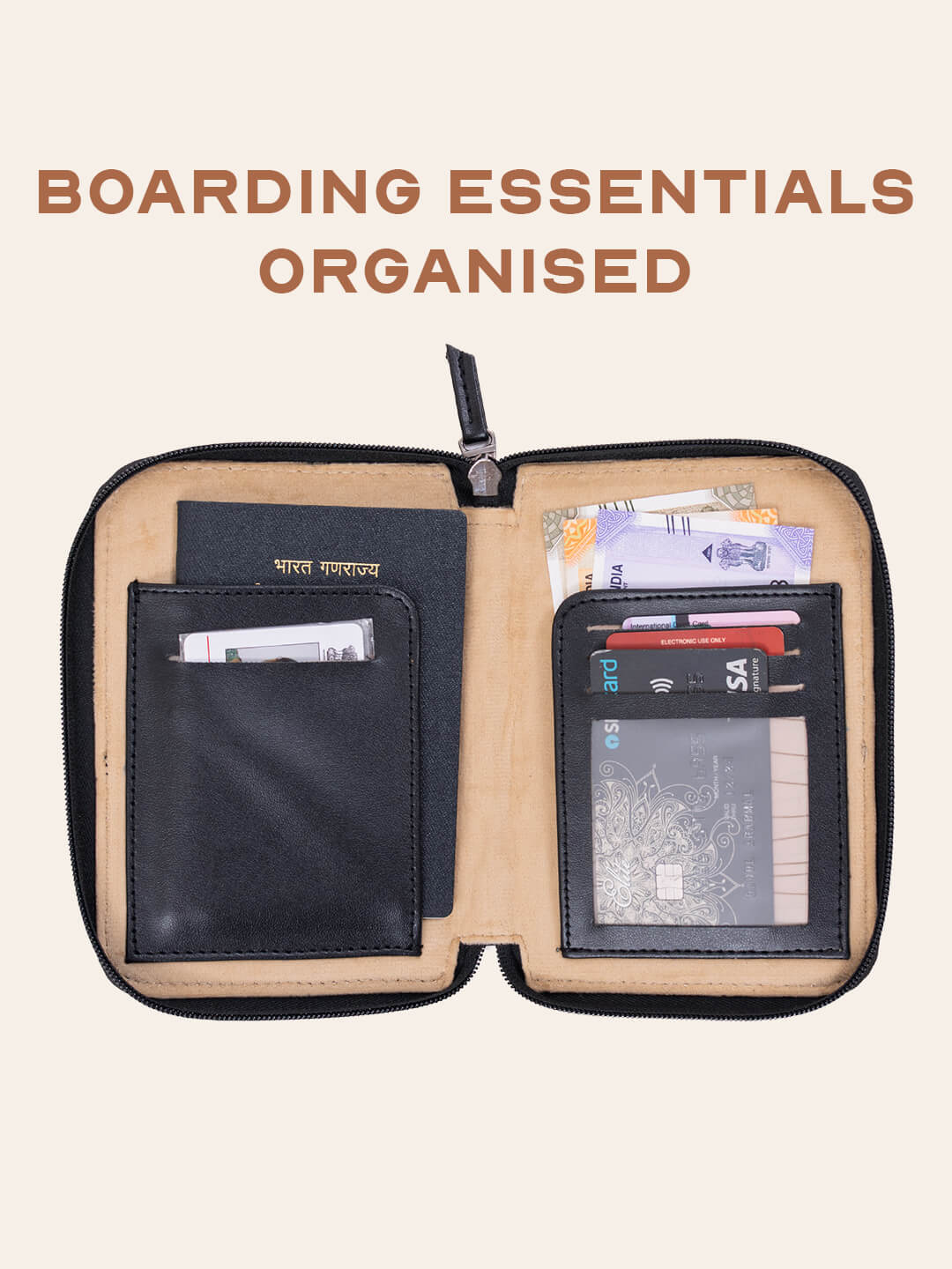 Assembly Unisex Gifting Travel Combo | Blue & Grey | Neck Pillow & Passport Holder