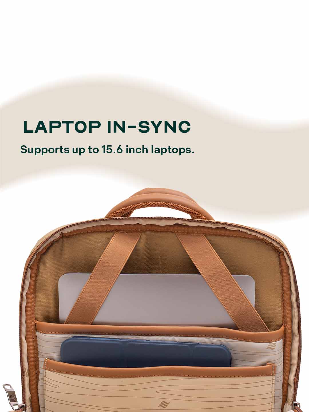 Buy Arto Laptop Backpack | Beige | Work, Commute & Business Travel Bag – Backpacks Online in India | Assembly