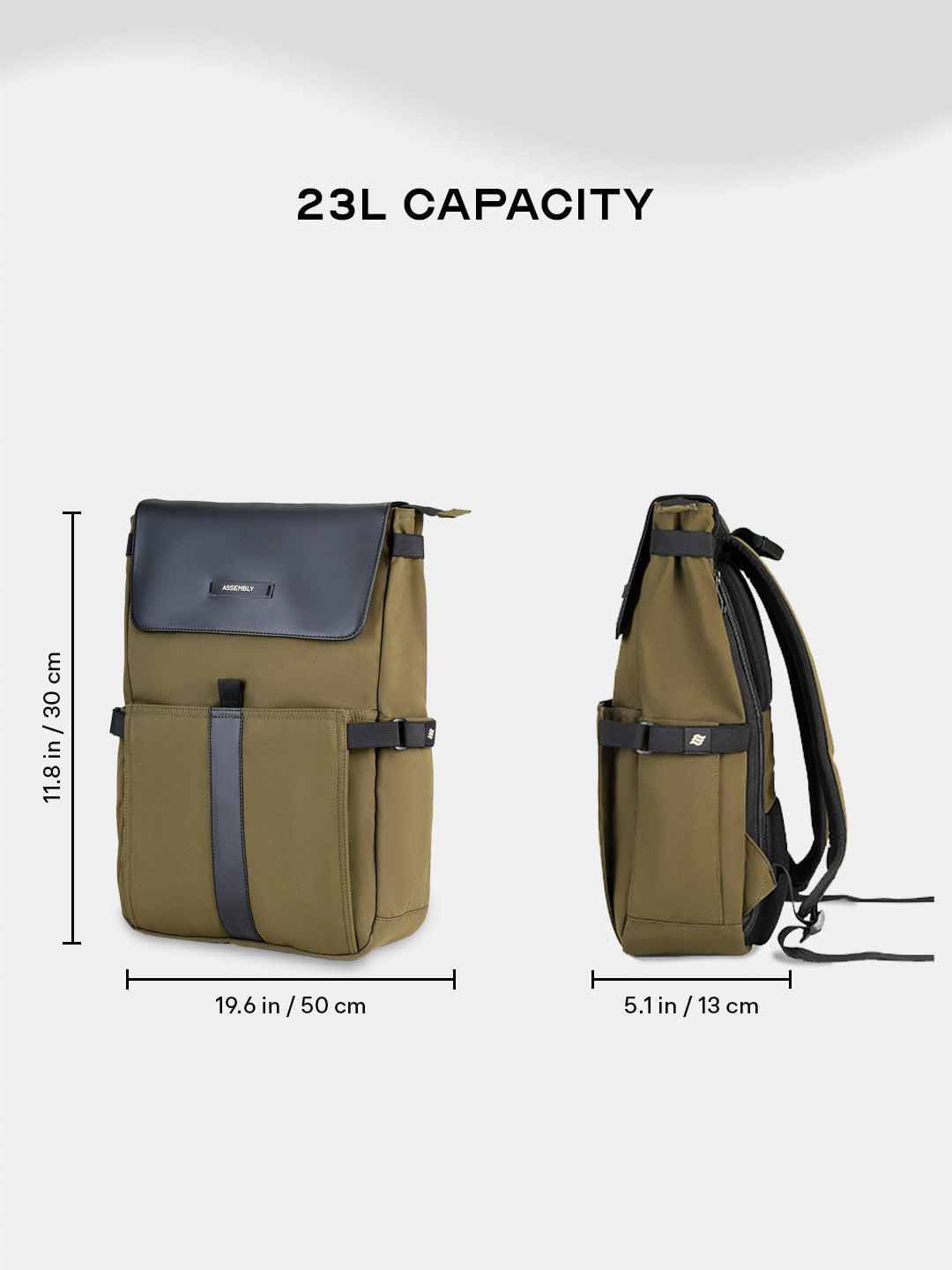 Kairo Laptop Backpack Olive Green