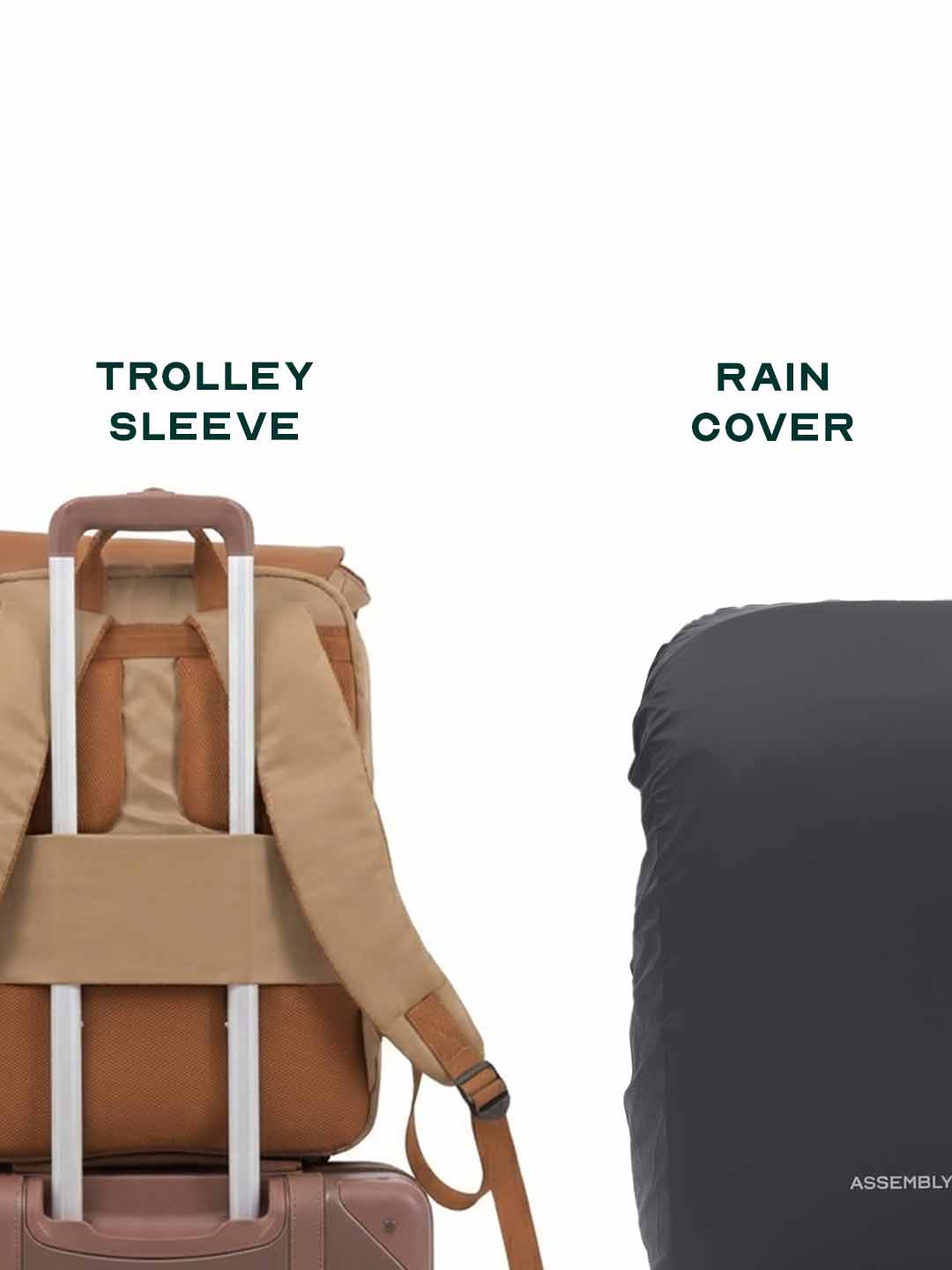 Buy Arto Laptop Backpack | Beige | Work, Commute & Business Travel Bag – Backpacks Online in India | Assembly