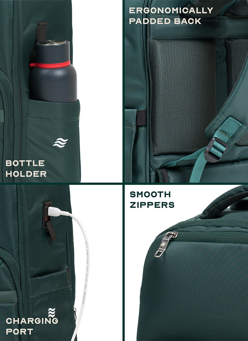 Rover Backpack | Green | Everyday Laptop Backpack