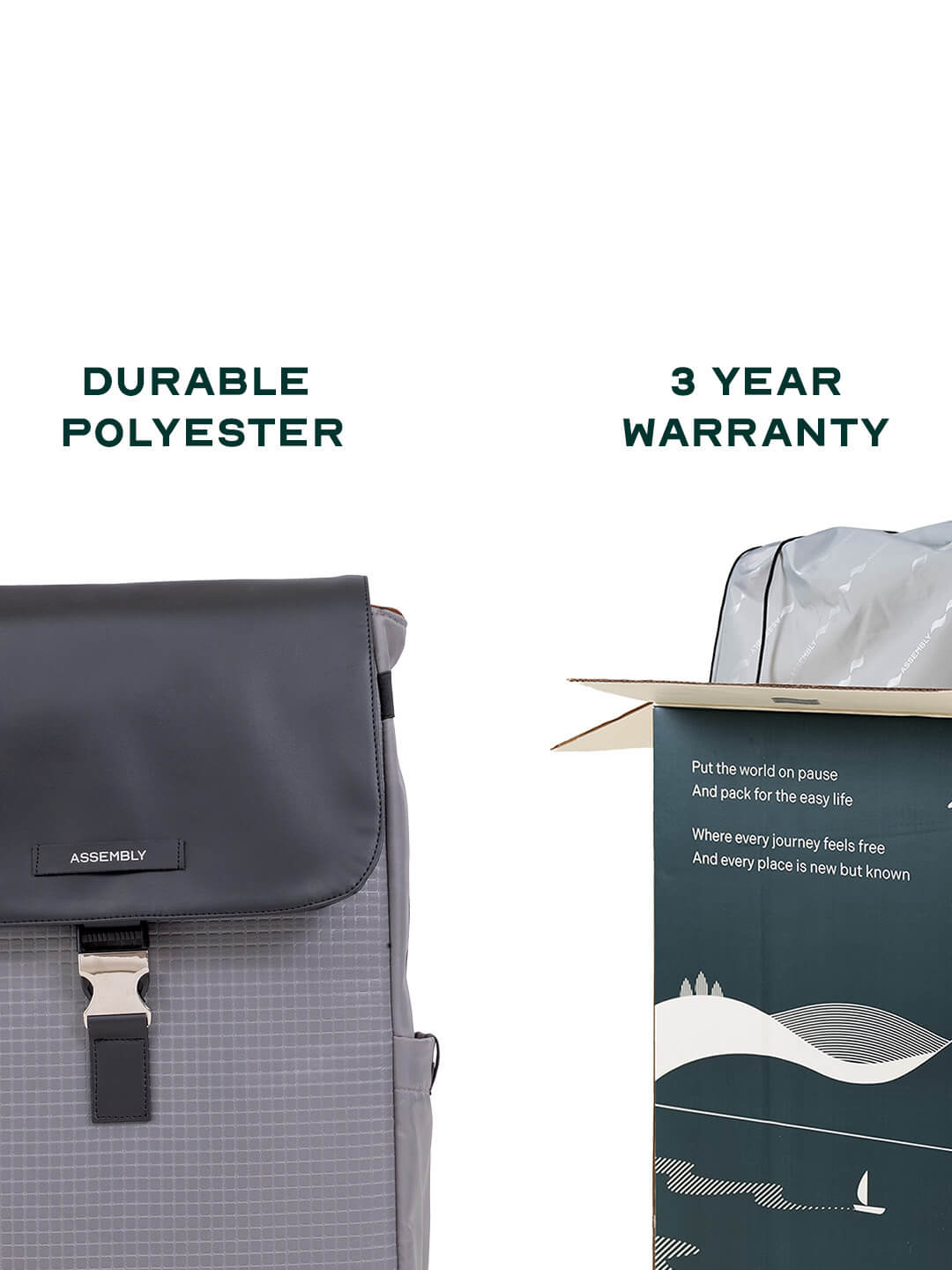 Arto Laptop Backpack | Grey | Work, Commute & Business Travel Bag