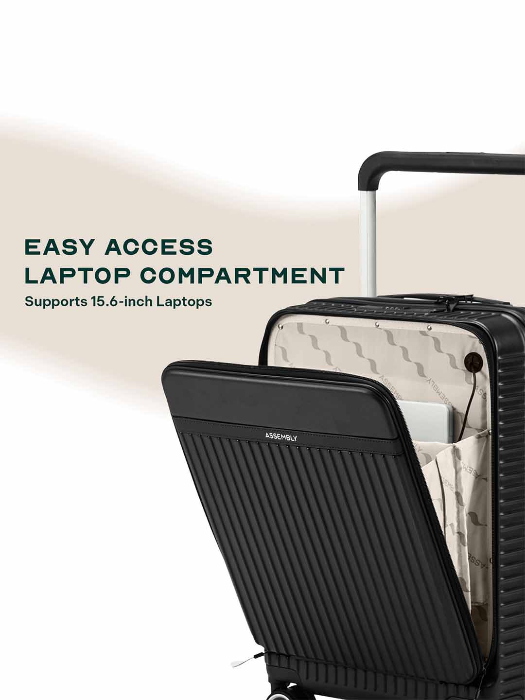 RoverPro | Black | Cabin Hard Luggage