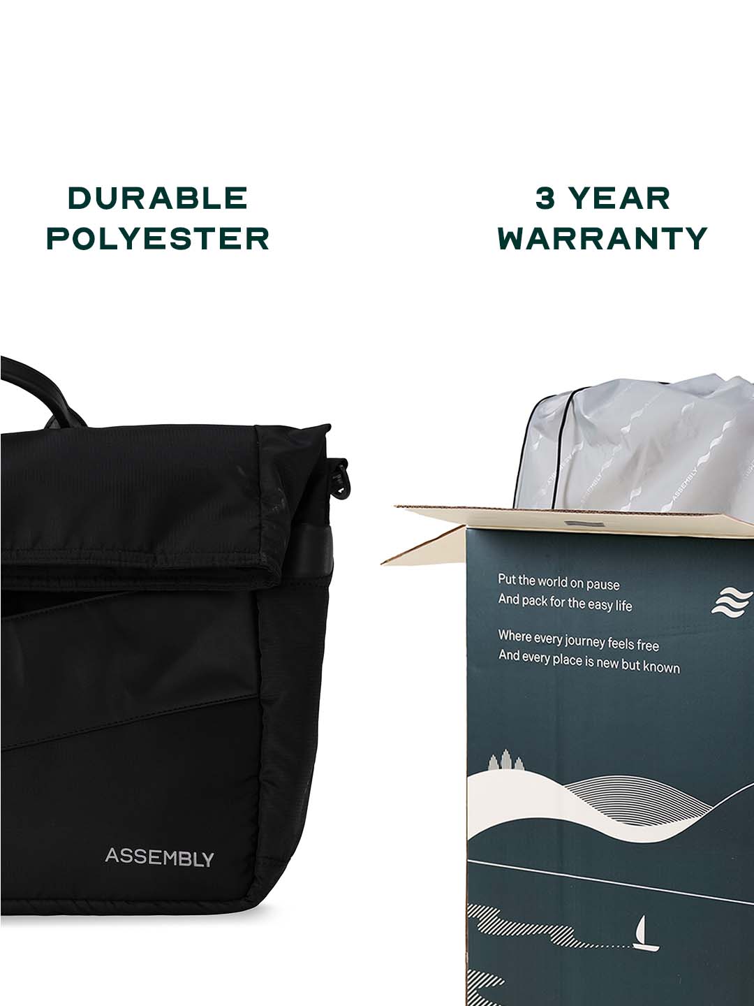 Oblique Messenger Bag | Black | Everyday 15.6" Laptop Bag