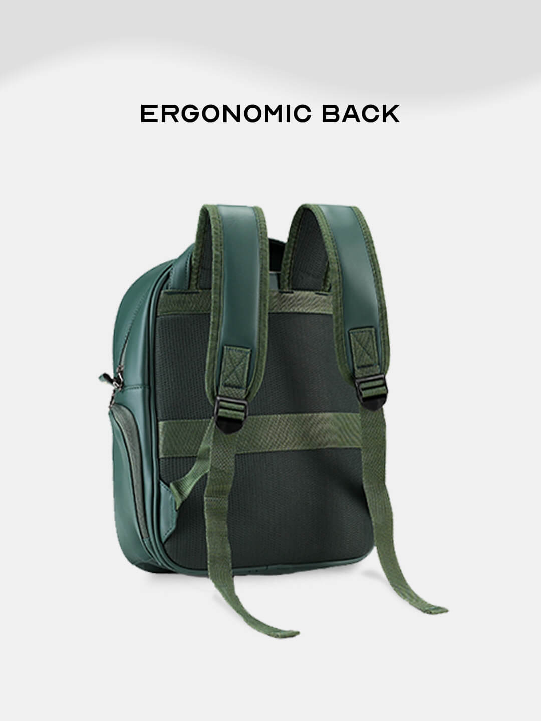 Conchita Quilted Backpack for Women & Girls Green