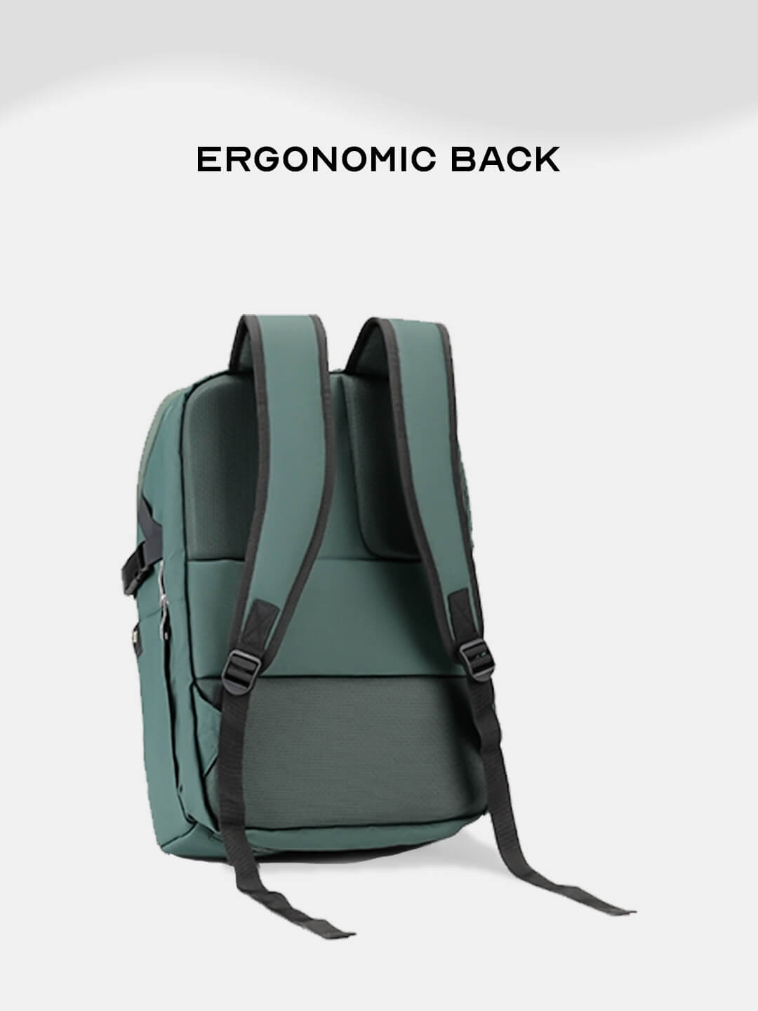 Merge Backpack with Detachable Fanny Pack Green