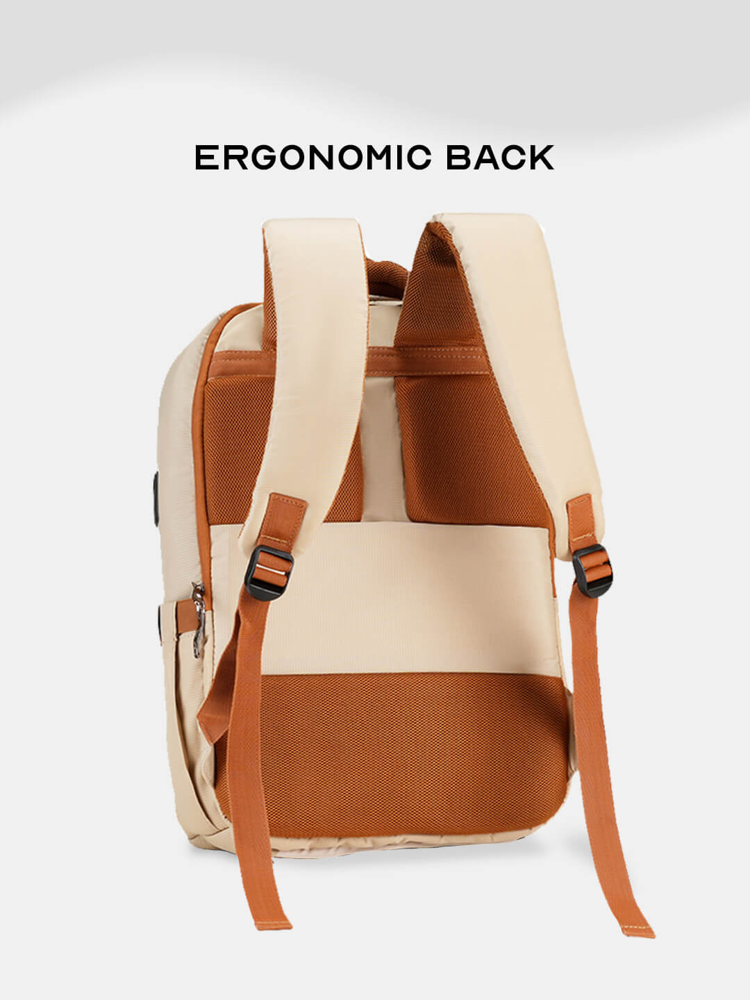 Odyssey Backpack | Beige | Everyday Laptop Backpack