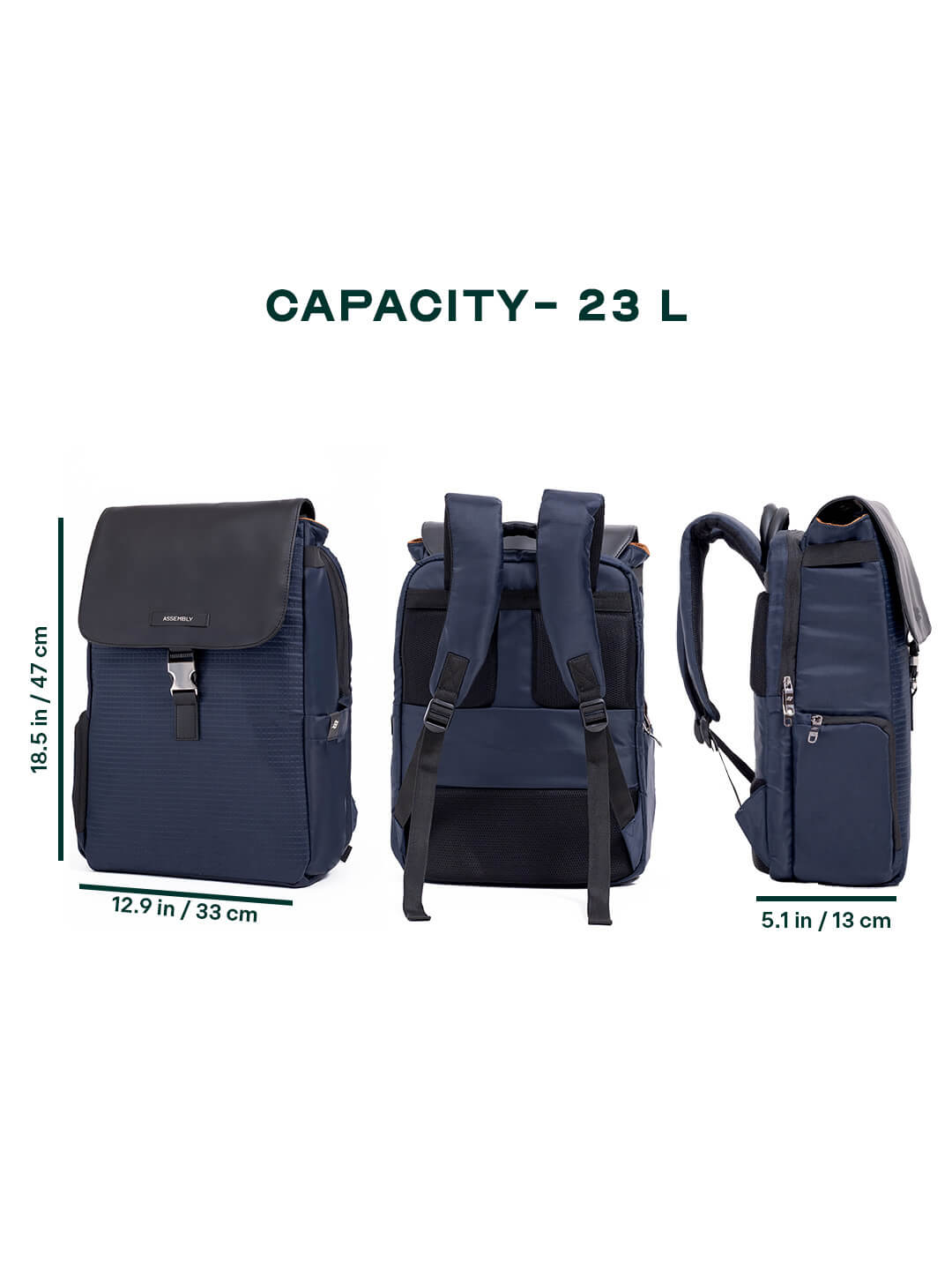 Arto Laptop Backpack | Blue | Work, Commute & Business Travel Bag