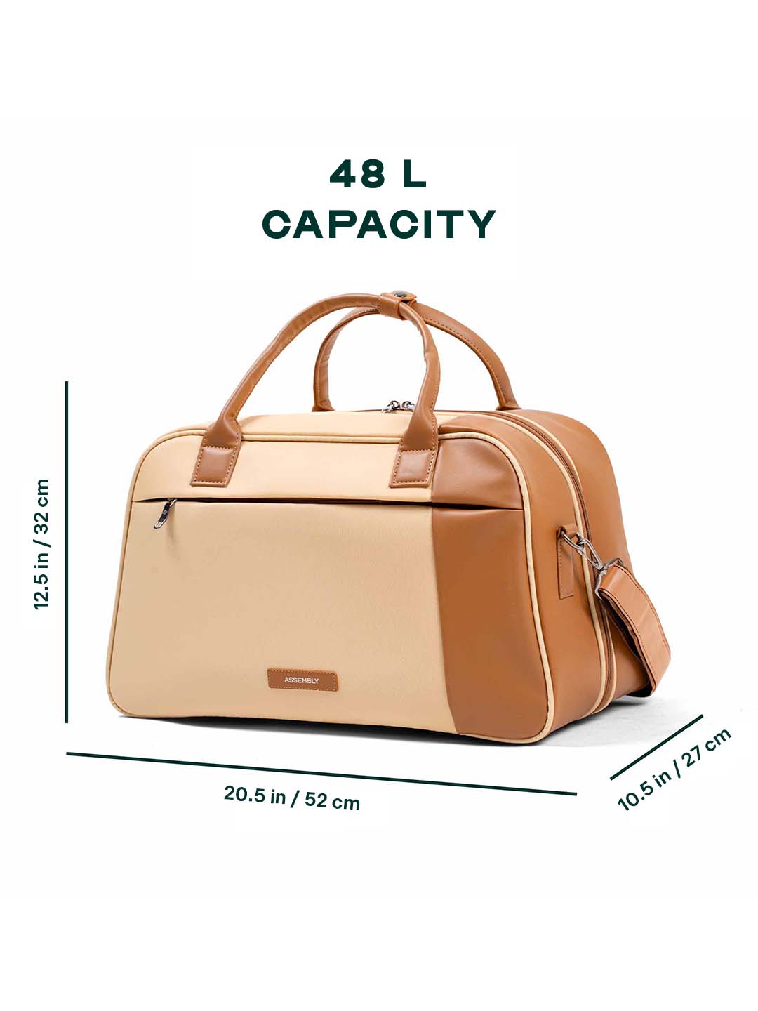 Buy Verve | Beige | Premium Duffle Bag – Duffle Bags Online in India | Assembly