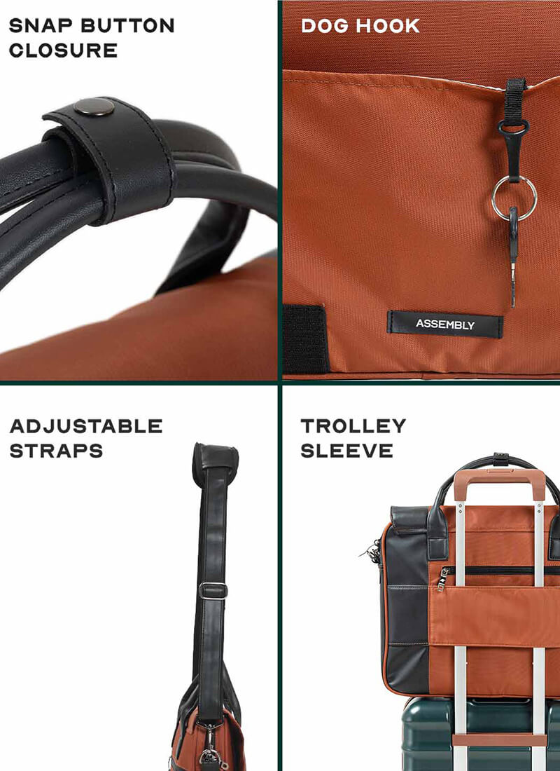 Urbix | Rust | Premium Laptop Messenger Bag