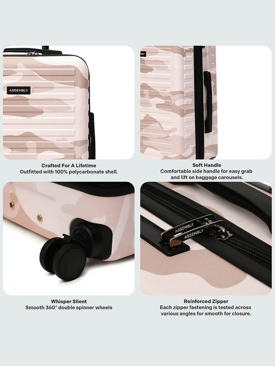 Stark | Camo Peach | Cabin Hard Luggage