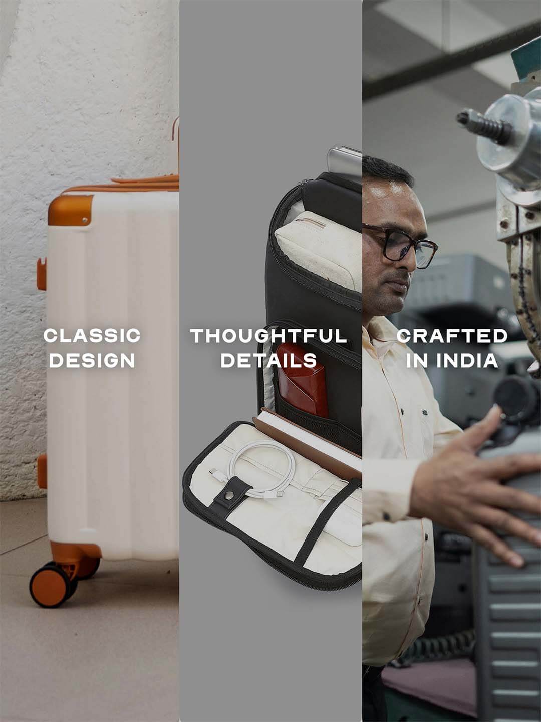 Pixel Laptop Backpack | Beige | Everyday Travel Bag for Work & College