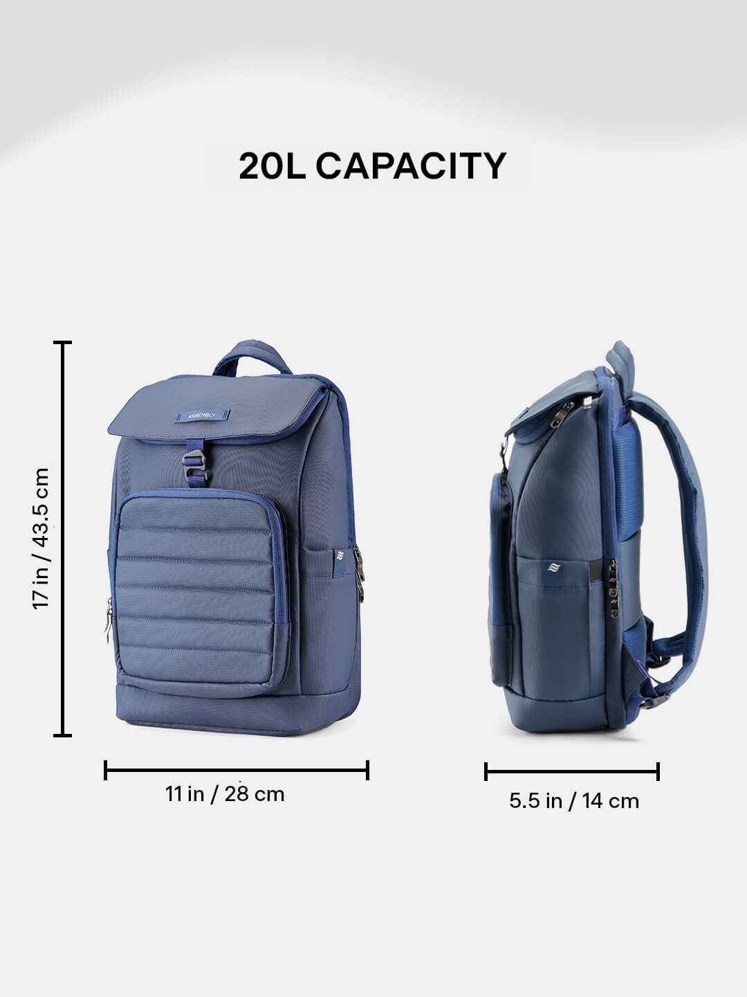 Stark Laptop Backpack Blue