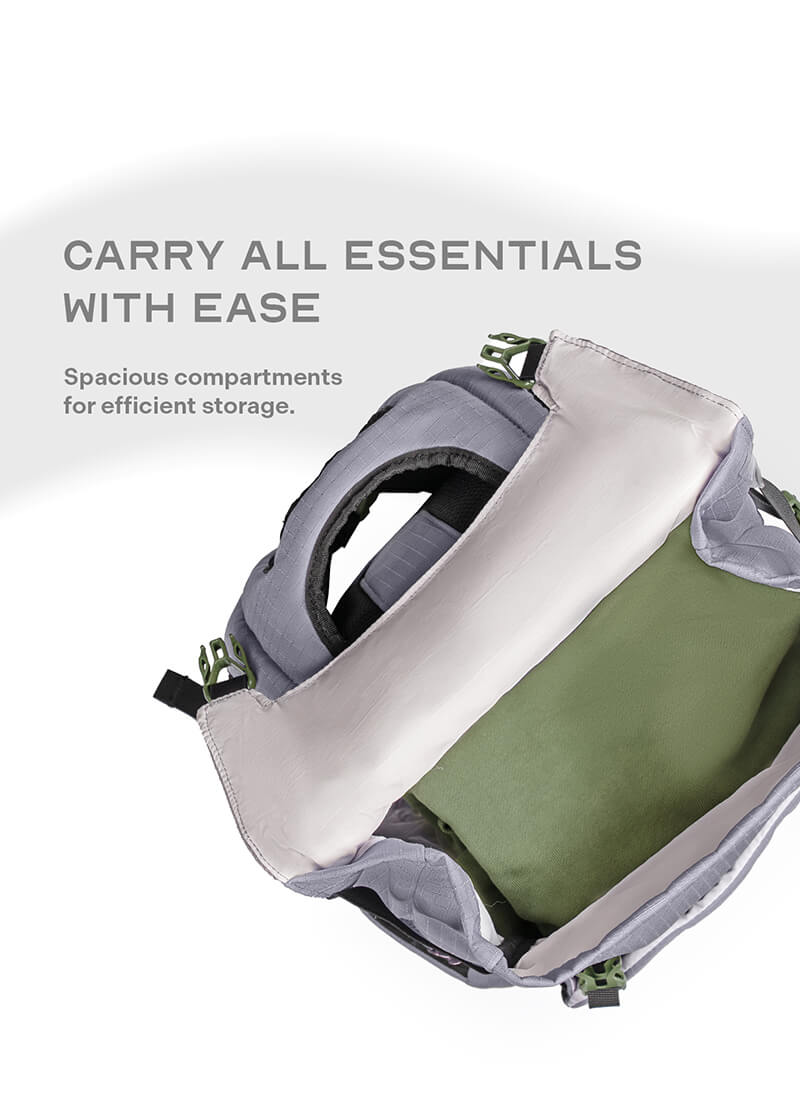 Scape Backpack | Grey | For Mountain Trails Or Everyday Commutes