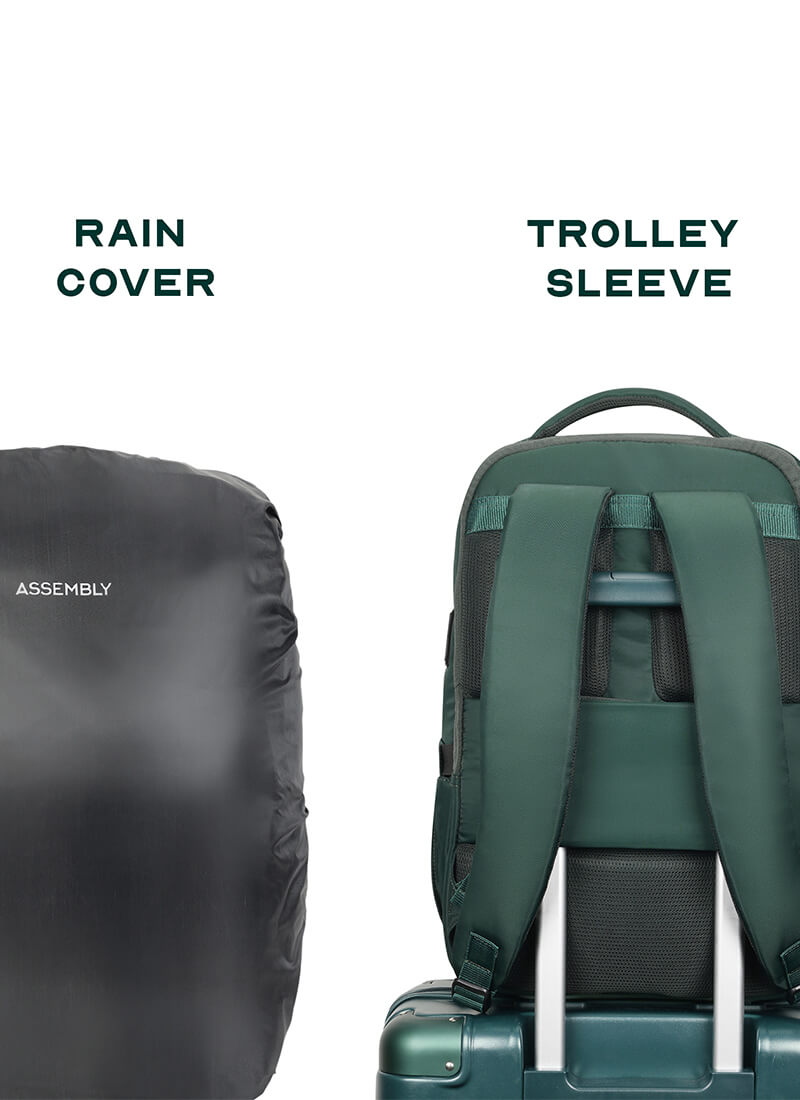 Buy Rover Backpack | Green | Everyday Laptop Backpack – Backpacks Online in India | Assembly
