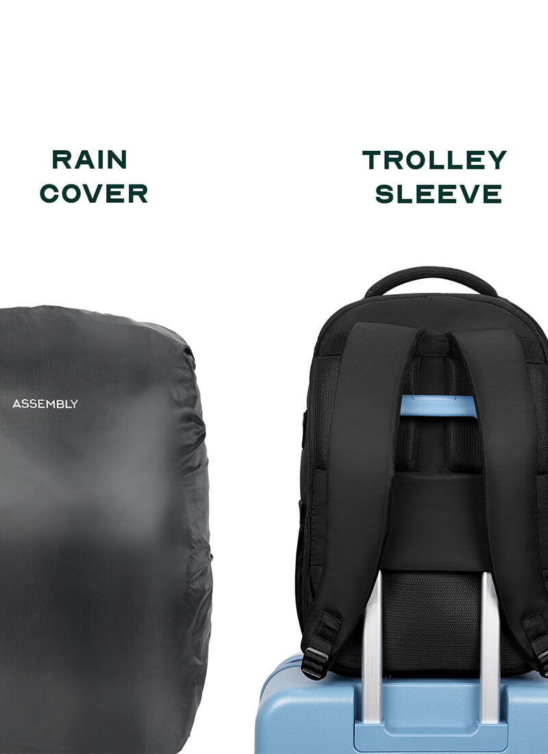 Rover Backpack | Black | Everyday Laptop Backpack