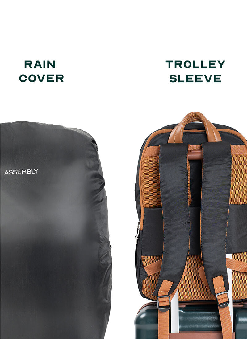 Odyssey Backpack | Black | Everyday Laptop Backpack