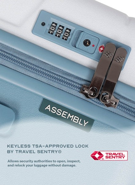 Flowe Combo | Blue | Cabin+Medium Hard Luggage