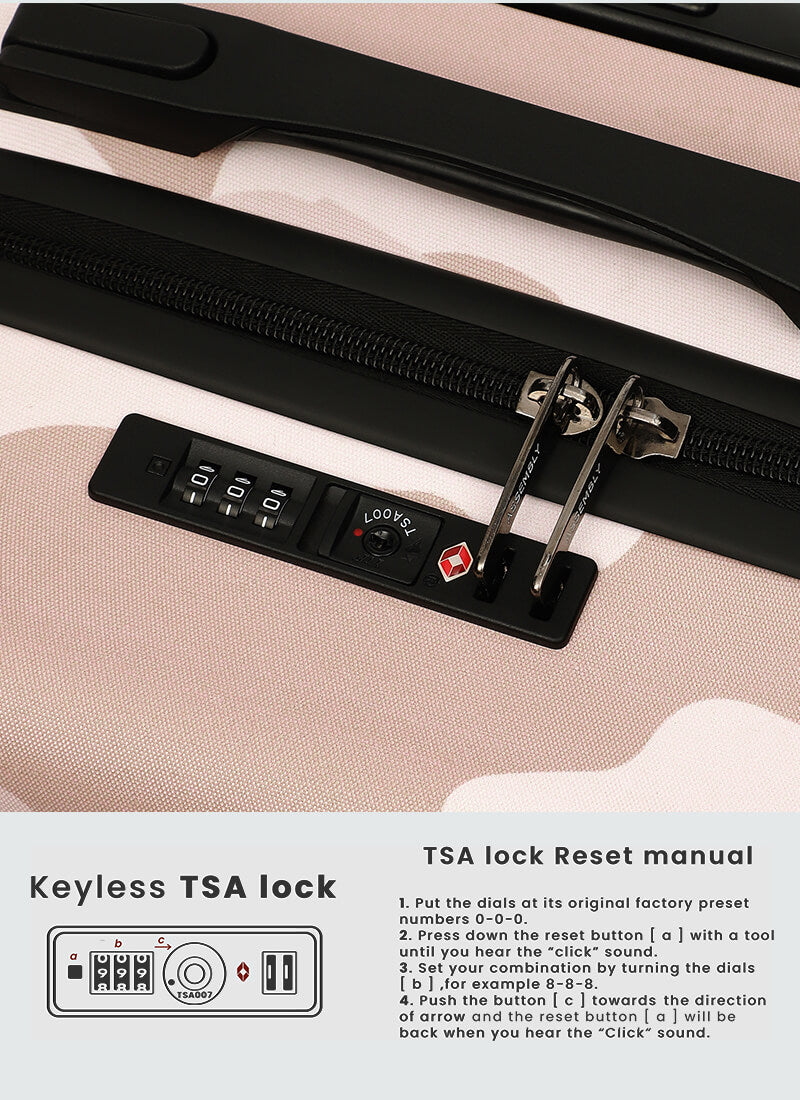 Stark | Camo Peach | Medium Hard Luggage