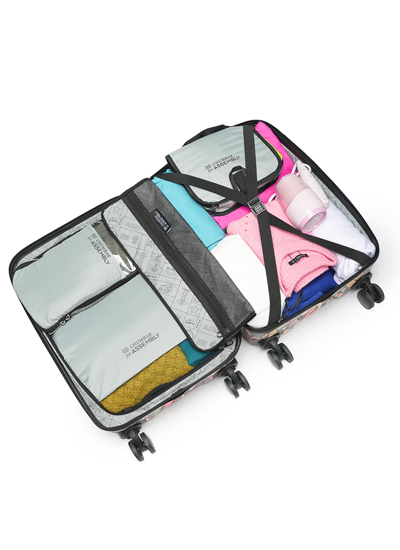 Chumbak for Assembly Combo | Palm Springs | Cabin+Medium Hard Luggage