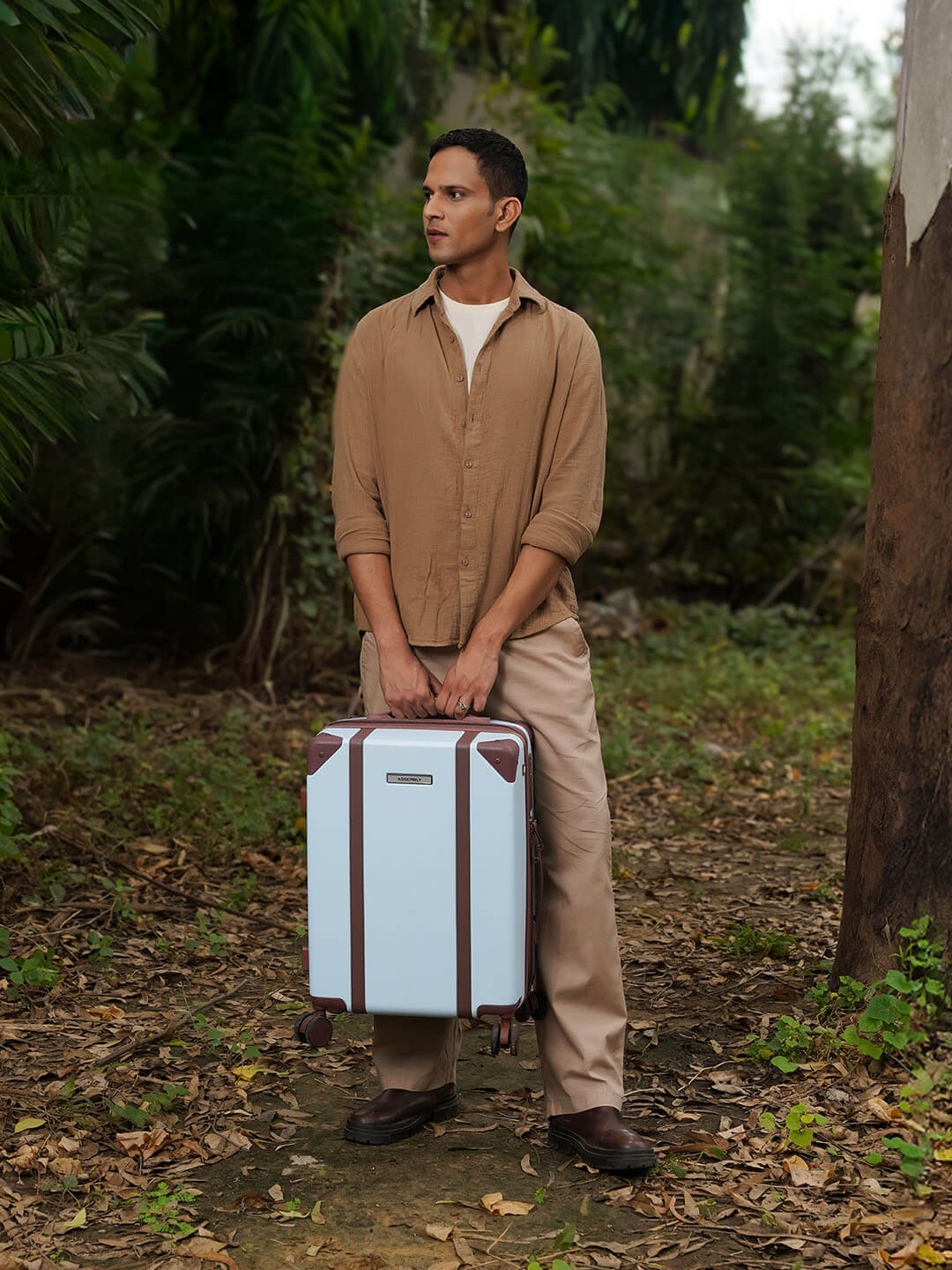 Vintage | Cadet Blue | Cabin Hard Luggage