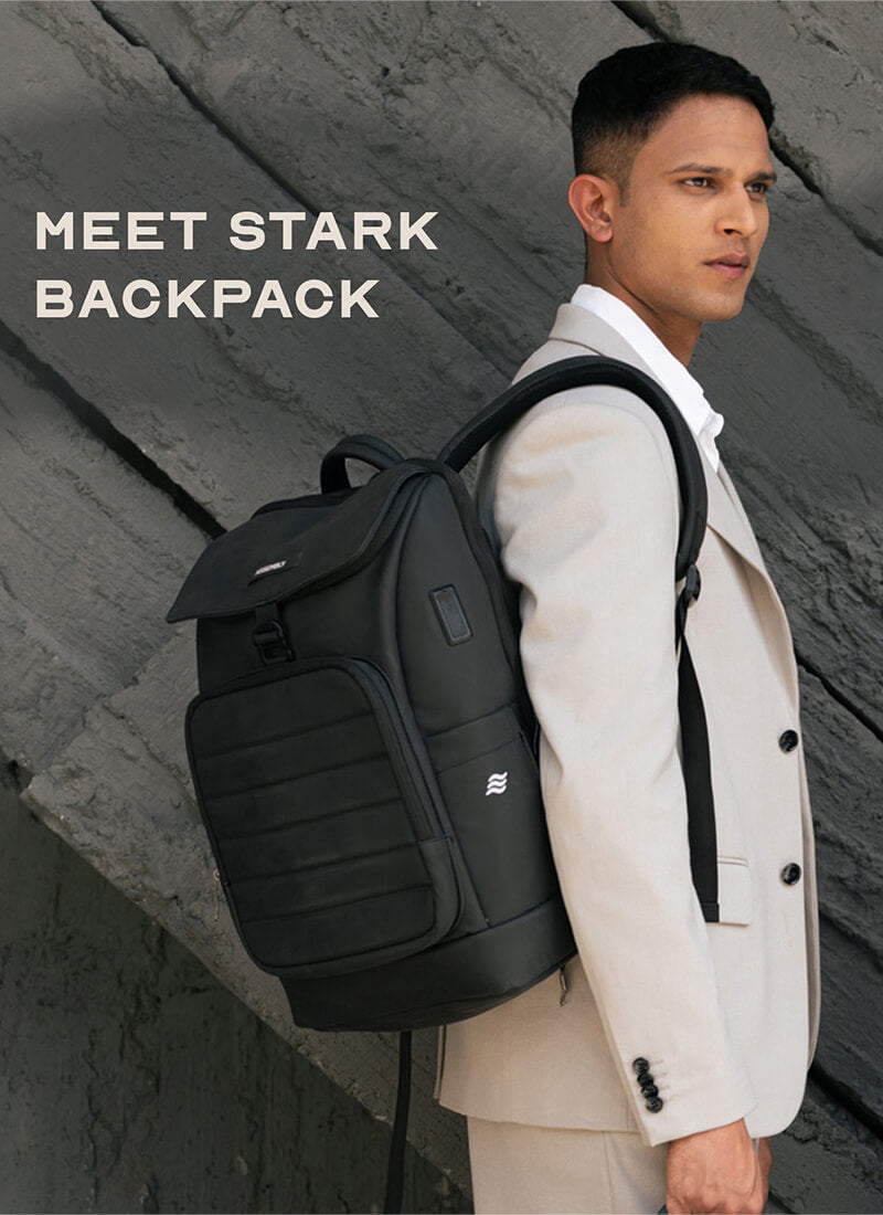 Stark Backpack | Black | Everyday Laptop Backpack