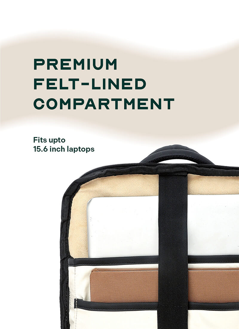 Stark Backpack | Black | Everyday Laptop Backpack
