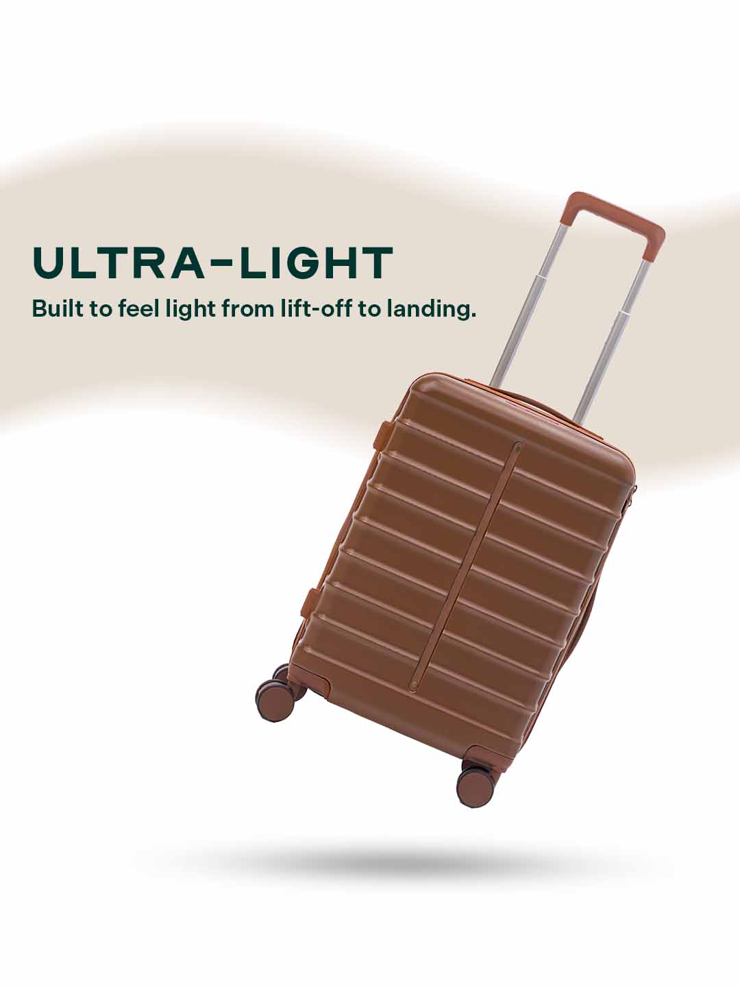 Odyssey Combo | Brown | Cabin+Medium Hard Luggage