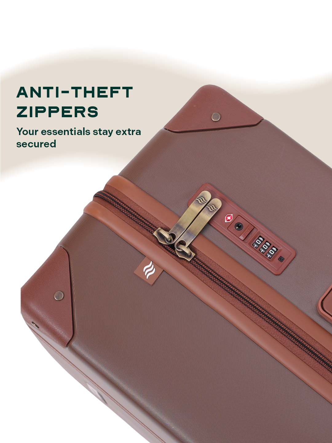 Vintage | Coco Brown | Cabin Hard Luggage