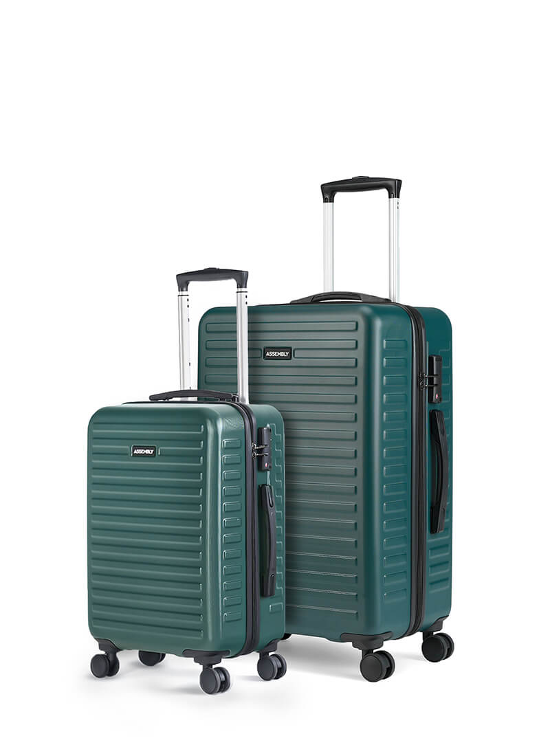 Stark Combo Green Cabin+Large Hard Luggage