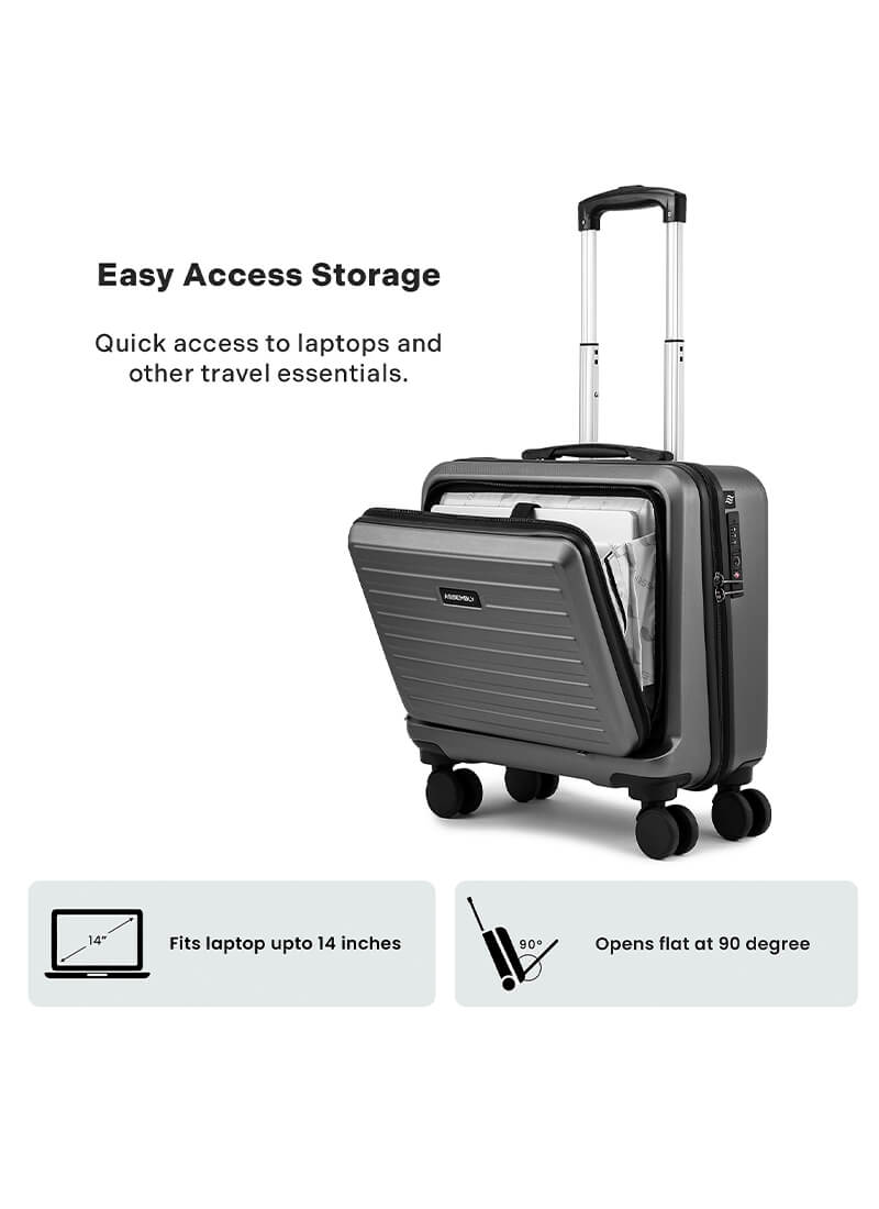 StarkPro Overnighter | Grey | Overnighter Hard Luggage